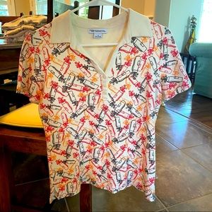Liz golf by Liz Clairborne size S printed color